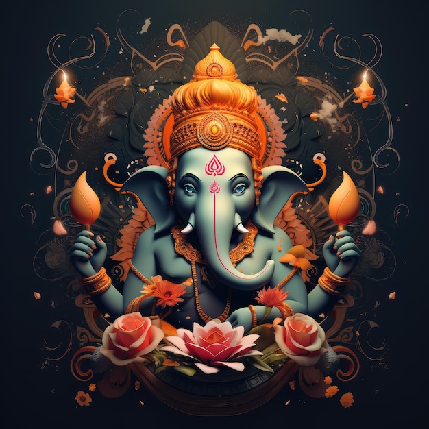 Glücklicher Ganesh Jayanti Lord Ganesha