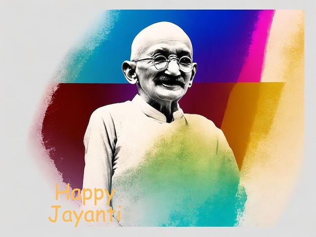 Glücklicher Jayanti Mahatma Gandhi