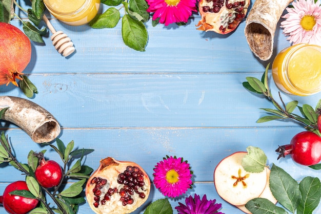 Foto glücklicher rosh hashanah-hintergrund