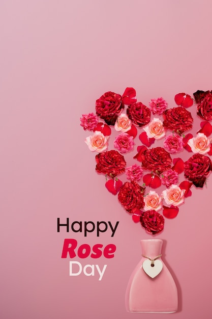Glücklicher Tag der Rosenfeier