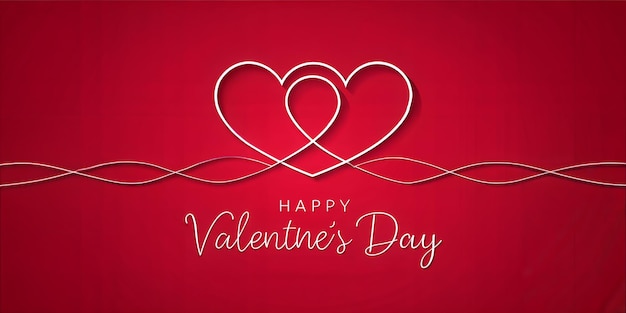 Glücklicher Valentinstag-Grüßkarte Vektor-Illustration