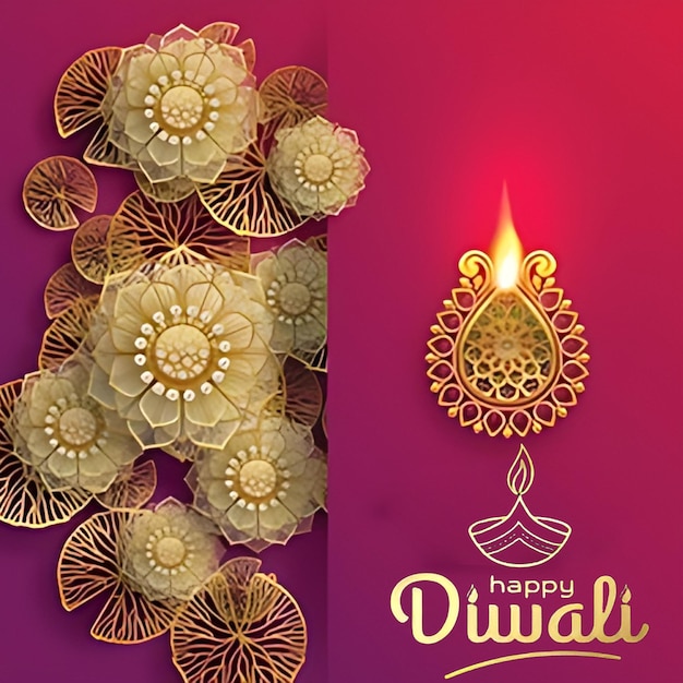 Foto glückliches diwali, banner des indischen festivals