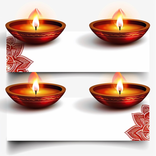 Glückliches Diwali-Banner-Design