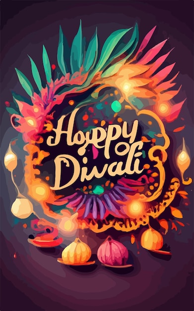 Glückliches Diwali
