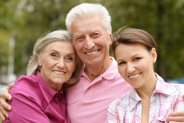 Glückliches Familienportrait