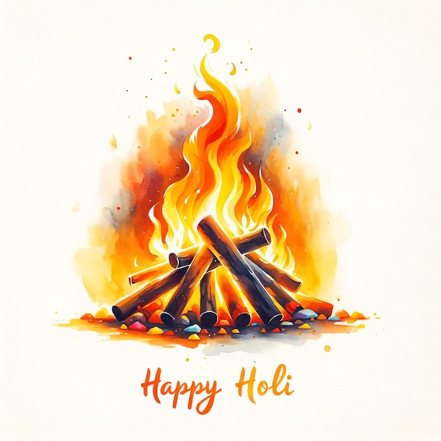 Glückliches Holi, das indische Fest der Farben, Holi, die indische Feier.
