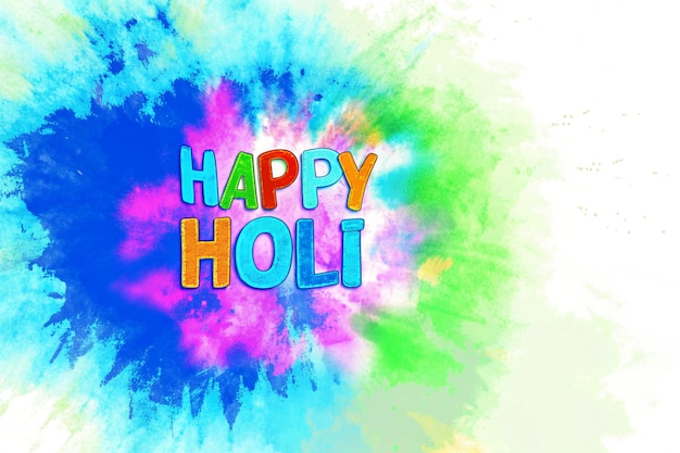 Glückliches Holi-Feiern