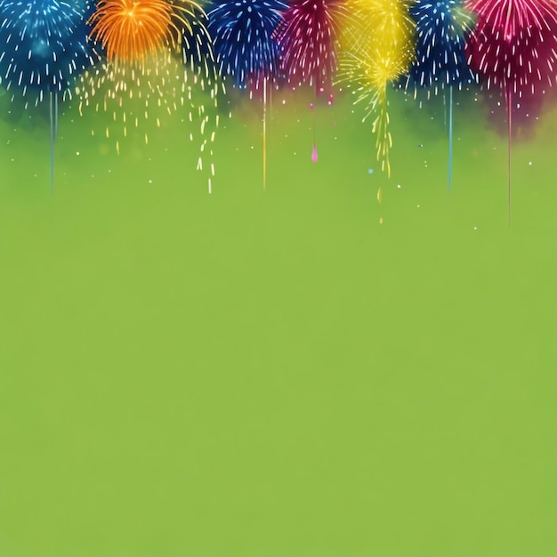 Glückliches neues Jahr Feuerwerk Konfetti Hintergrundbilder Sammlungen niedliche Tapeten ai generiert