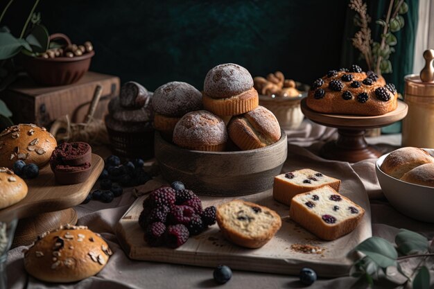 Glutenfreie Cupcakes oder Brot Vegane Bäckerei