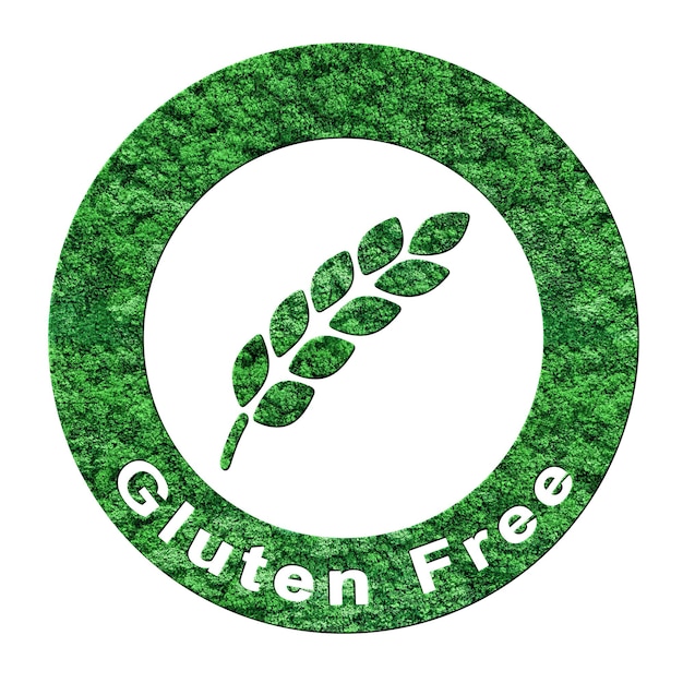 Foto glutenfreie runde grüne