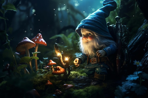 Foto gnome_hunter_forest_encounter