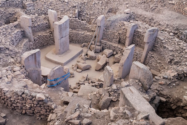 Foto gobeklitepe achaelogical excavation site o primeiro templo da humanidade