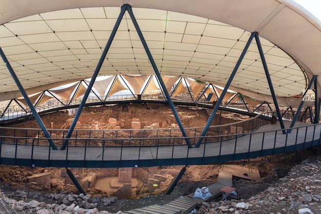 Gobeklitepe Achaelogical Excavation Site o primeiro templo da humanidade