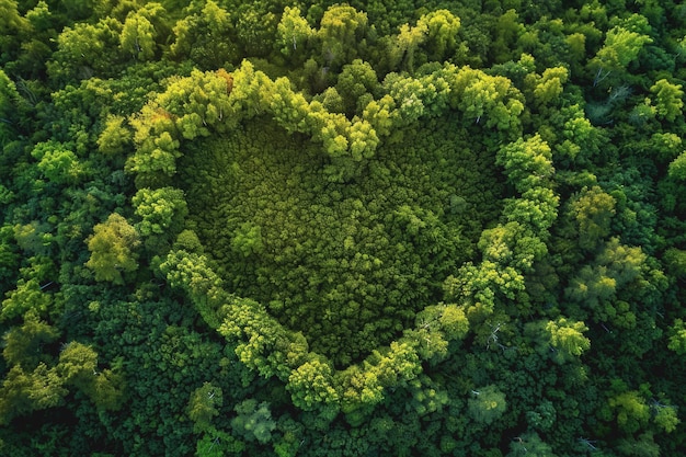 Gobernanza social y corporativa ambiental Día de la Tierra amor a la naturaleza vista superior concepto de energía verde