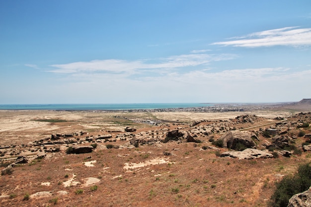 Gobustan ist ein Petroglyphenpark in Aserbaidschan