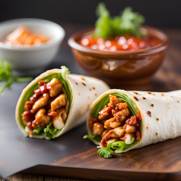 Gochujang Chicken Wrap