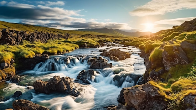 Godafoss-Wasserfall