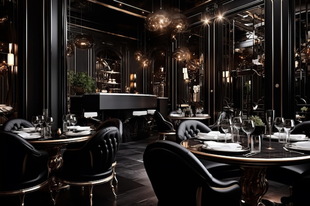 Gönnen Sie sich dem zeitlosen Glamour des eleganten Luxus im Black Restaurant ar 32