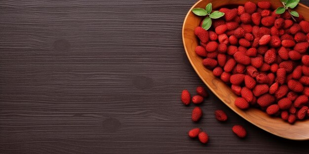 Goji-Beeren-Natur-Superfrucht für Gesundheit und Schönheit, generative KI