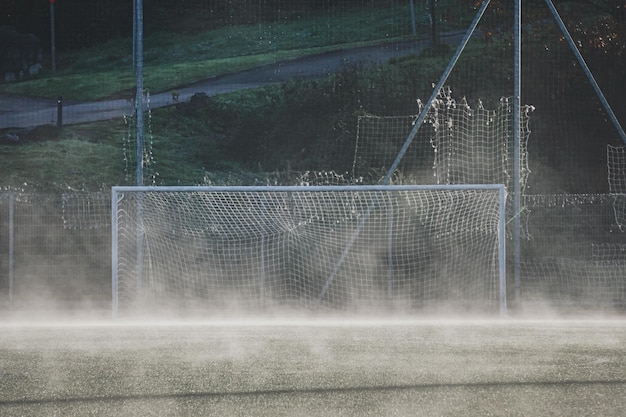 Gol de futebol, equipamento esportivo de gol