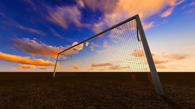 Foto gol no futebol