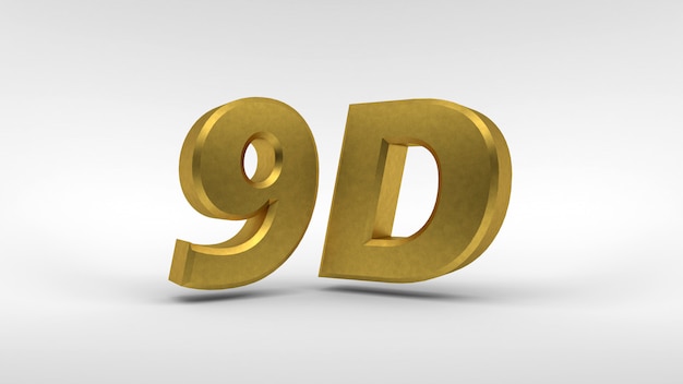 Gold 9D-Logo