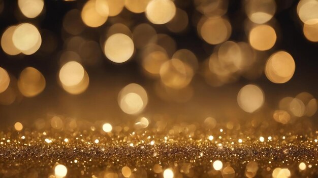 Gold abstrakte Glitter Defocus Bokeh-Lichter Verwendung für den Hintergrund