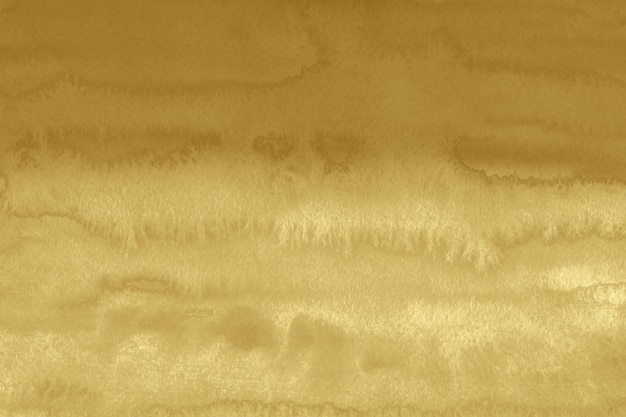 Gold Aquarell Textur auf Papierhintergrund gemalt