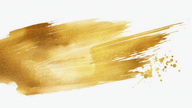 Foto gold aquarell textur farbfleck glänzender pinselstrich für sie erstaunliches design-projekt