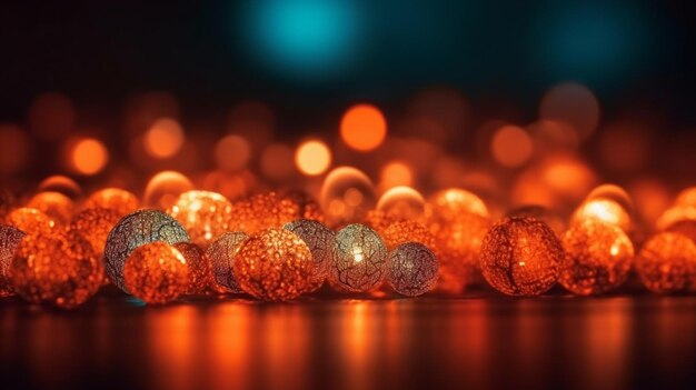 Gold bokeh Produkthintergrund orange braune Lichtanzeige Tapete