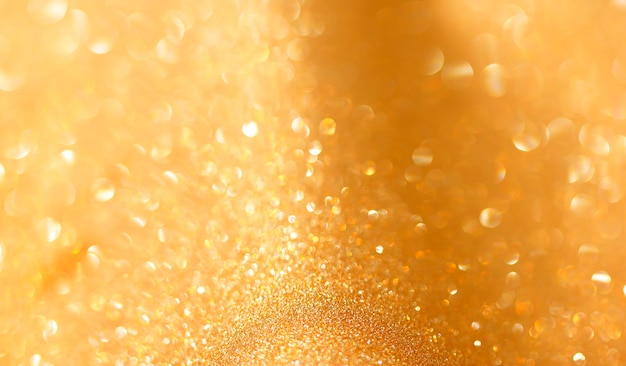 Gold-Bokeh-Unschärfe-Defokussierung in Schwarz für Backgeound