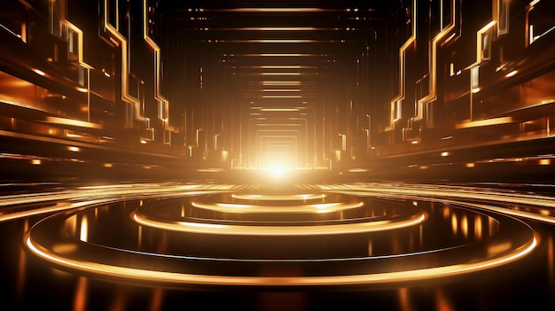 gold futuristischer abstrakter Luxus-Hintergrund