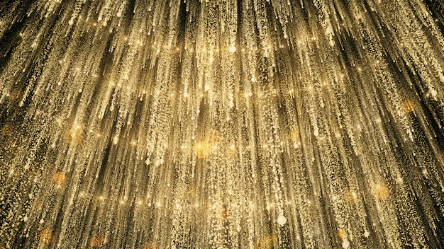 Gold Glitter Lights feiern und verleihen Partyszene.