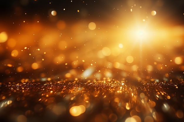 Gold-Licht-Bokeh-Wandpapier