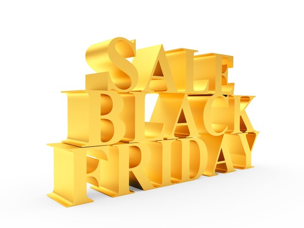 Golden black friday e texto de venda