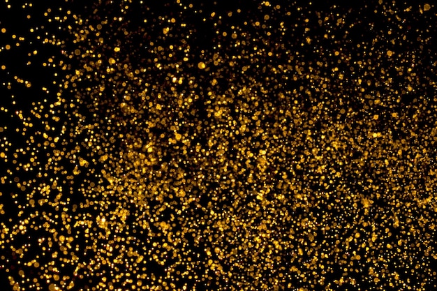 Golden Bokeh Abstract Hintergrund für ein glückliches Festival