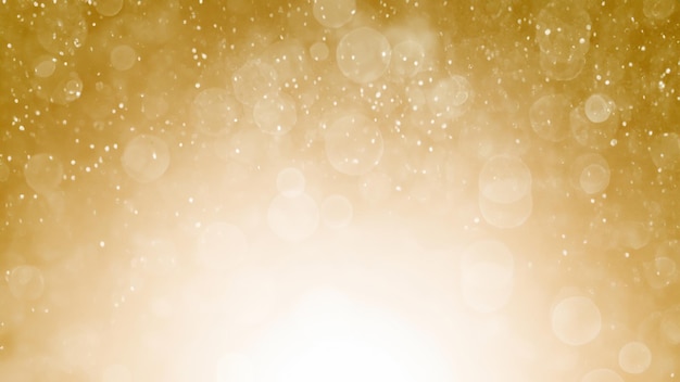Golden Bokeh Bliss Abstracto Gradiente de fondo y el fondo de fondo
