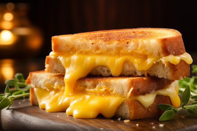 Golden Cheese Sandwich Wunder