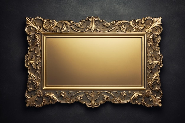 Golden Frame Design mit Kopierraum