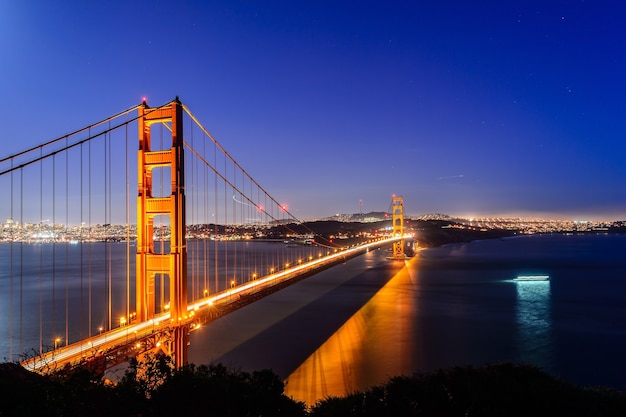 Golden Gate à noite, São Francisco
