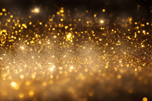 golden glitter vintage lights hintergrund gold und schwarz verfocust