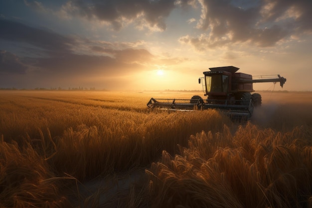 Golden Harvester bei der Arbeit generative IA