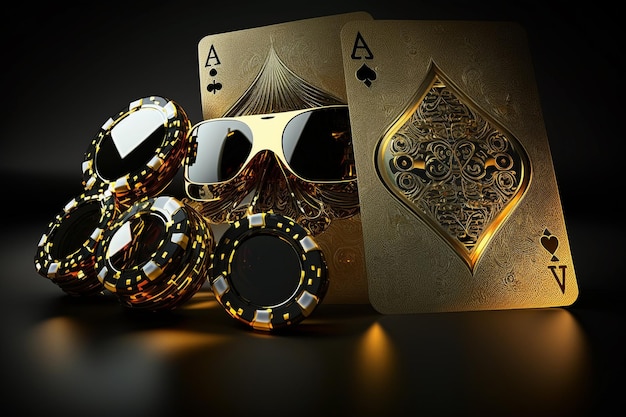 Golden Poker Texas Club Poker Online-Casinos Spielkarten Nachtleben Vegas Glücksspielindustrie Casino-Markt virtuelle Pokerchips Jetons Würfelturnier Luxus deluxe