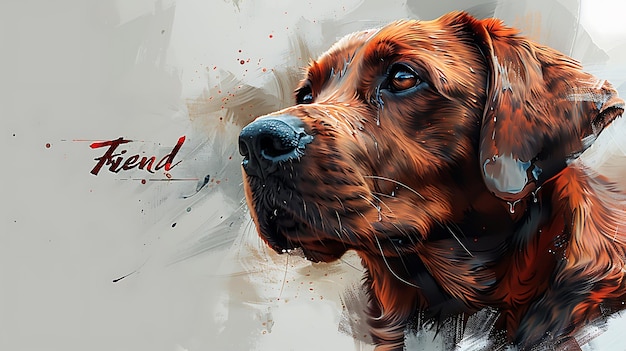 El Golden Retriever es un perro escocés con armas en una encantadora ilustración