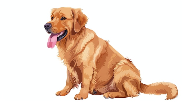 Un golden retriever es una raza de perro de tamaño mediano y grande. Son conocidos por su naturaleza amigable, leal e inteligente.