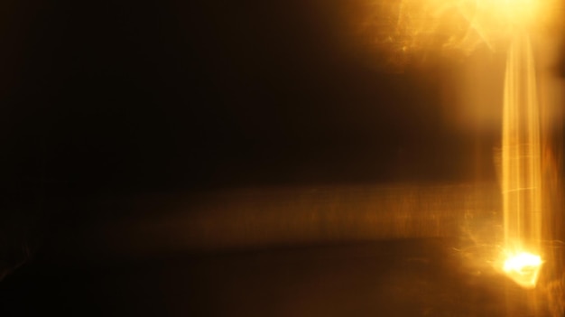 Golden Sun Flare Superposición Efecto Brillante Cálido Resplandor Lente Brillo Resplandor Diseño abstracto Sunshine
