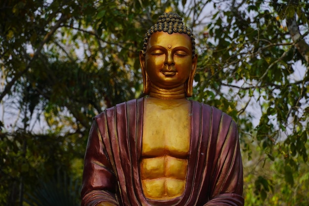 goldene Buddha-Statue