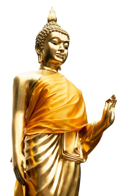 Goldene Buddha-Statue