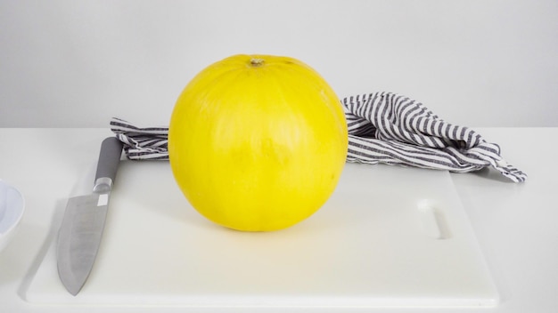 Foto goldene dewlicious melone