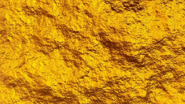 Goldene Hintergrundtextur in 3D-Rendering